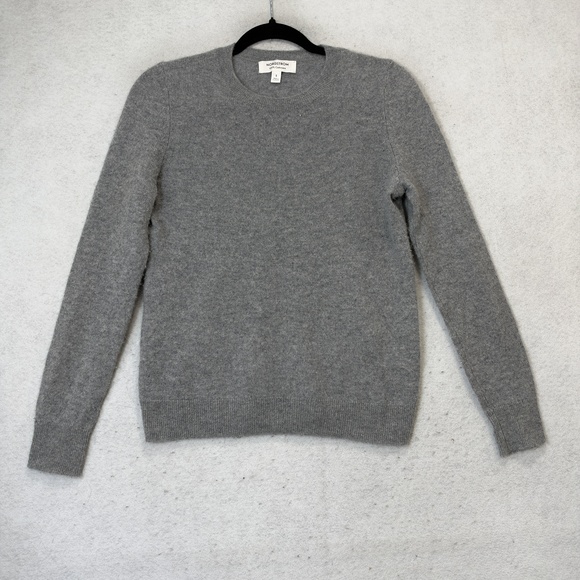 Nordstrom Sweaters - Nordstrom Sweater Womens Small Gray 100% Cashmere Crew Neck Knit Pullover